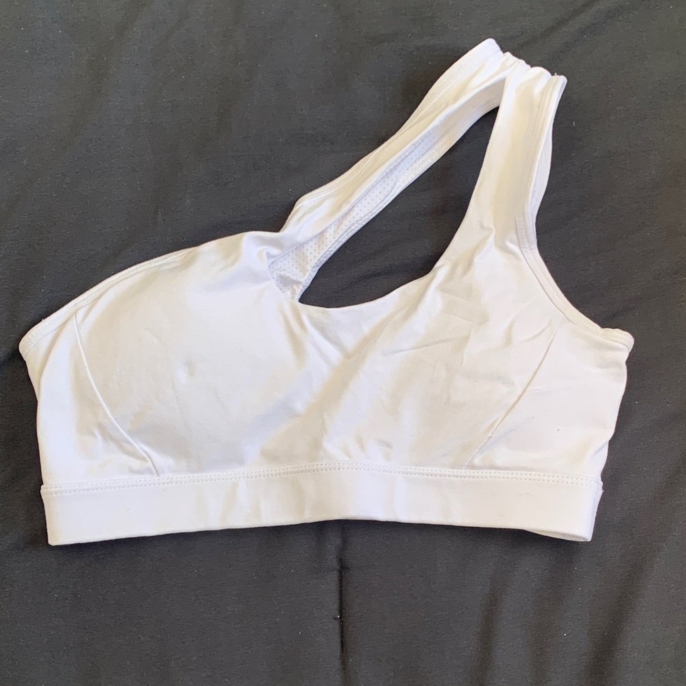 White Women's Sports Bra